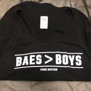 Large Victoria secret pink workout shirt